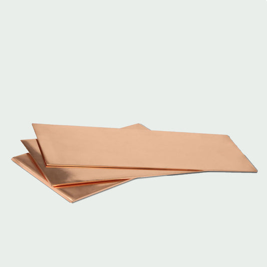 Copper Plates for Structured Water - 99.99%copper (15"x3" With 1mm Thick)