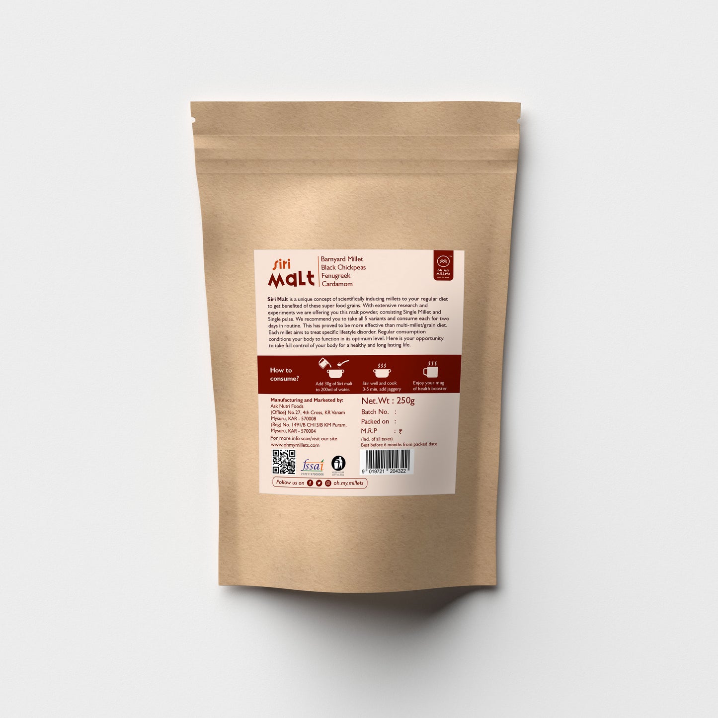Siri Malt - Barnyard Millet