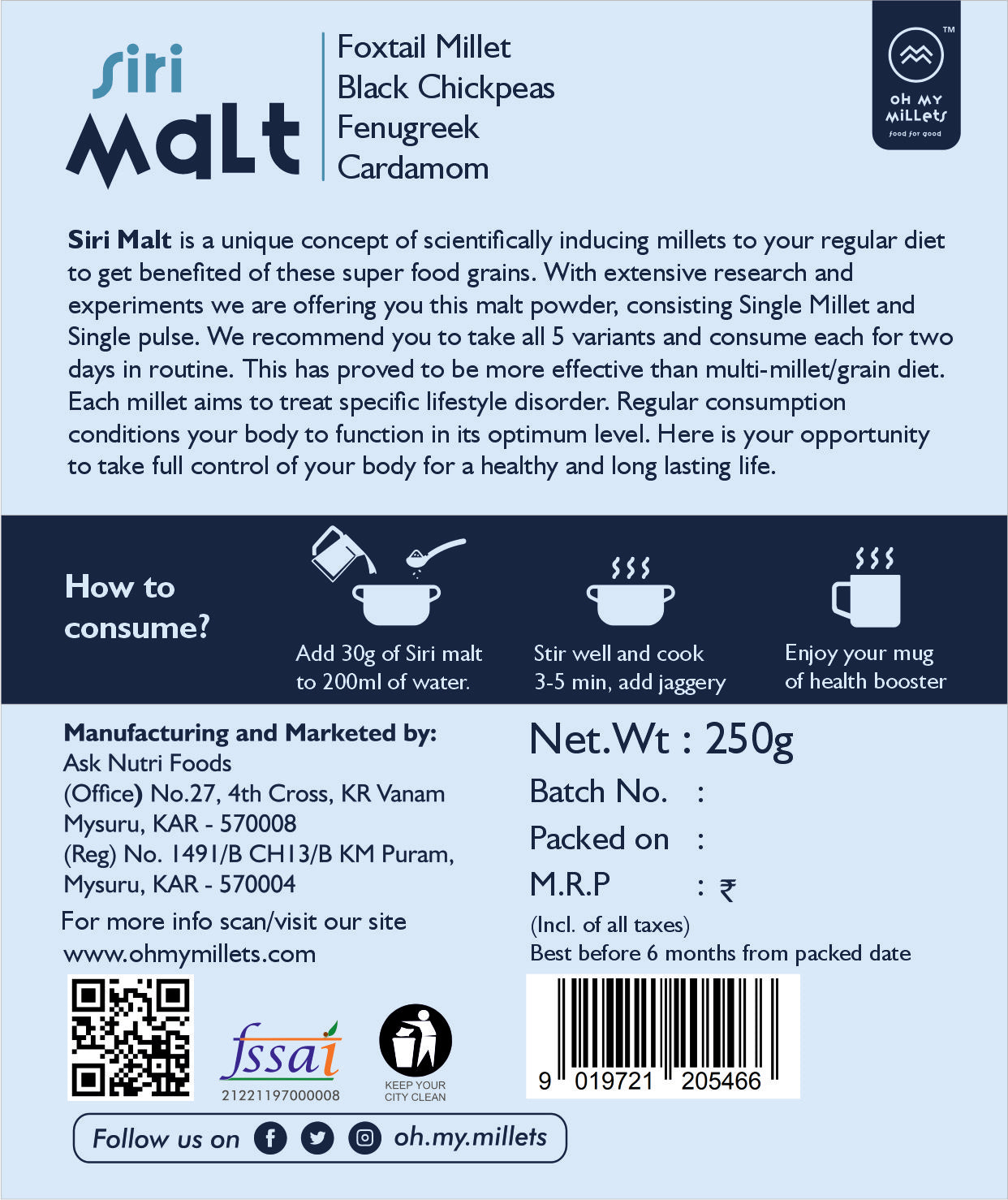 Siri Malt - Foxtail Millet