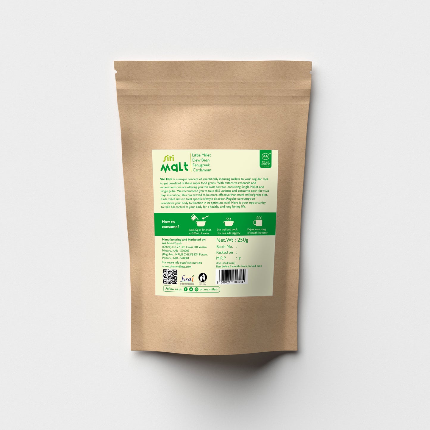 Siri Malt - Little Millet